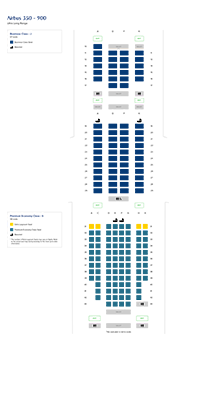 A350シートマップ